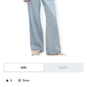 GAP Blue Wide Leg Flare Jeans Vintage Inspired